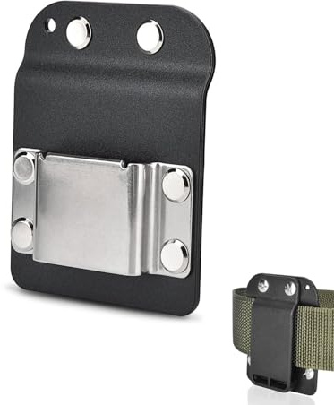 FUGLUS 1 pezzo di fondina per punta da trapano per cintura porta attrezzi,robusta staffa per cintura porta attrezzi, per avvitatore a impatto,metro a nastro, porta martello per cintura