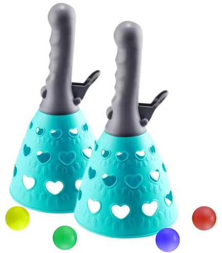 Giochi con palla pop e cattura – Giocattolo catapulta per bambini all'aperto, set di cattura lancio | Divertente intrattenimento per feste in spiaggia, attività di gruppo interattiva, accessorio