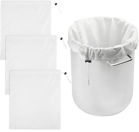 Lot de 3 Sac de Filtration pour Brassage 66 * 56, Grand Sac Brassage