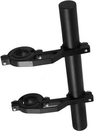 LIGHTAOTAO Estensione del Manubrio Bici in Lega di Alluminio 20 Cm, Staffa di Prolunga Leggera e Resistente per Luci e Cronometri, Supporto Stabile Antiscivolo per Accessori Ciclismo
