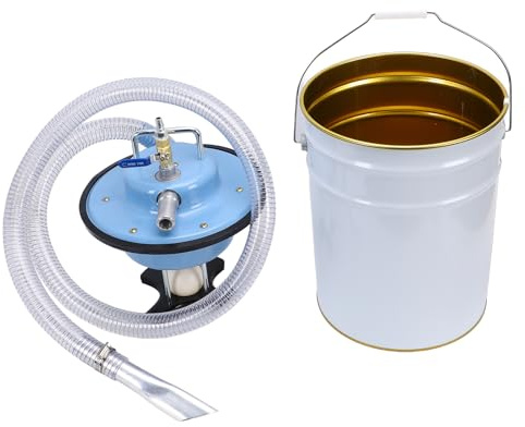 Topiky Aspiradora Neumática Seca y Húmeda de 20 litros, Aspiradora Industrial para Fábrica de Talleres de Limpieza de Automóviles, Succión de Agua y Aceite de Polvo de Llenado de Hierro, Impulsada