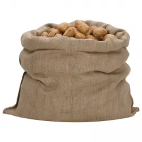 Ziaphsol jutesäckar 30 st. 100 x 110 cm, 100 % jute 340 g/m², naturligt material, för förvaring av grönsaker, transport, växtskydd och rustik dekoration i hemmet och trädgården