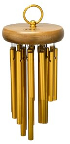 Meinl Percussion Hand Chime, Gold (CH-H18) | mit 18 Klangstäben, Haltering oben, Aluminium
