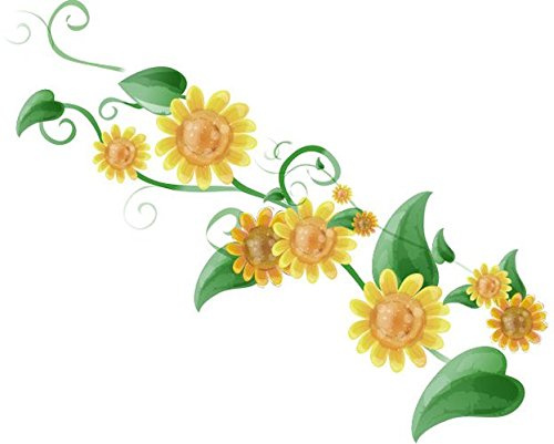 Indigos 4051719960488 Sticker Mural MD421 Belles orchidées 96 x 33 cm, Multicolore
