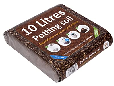 GreenBrokers C1001 Organic All Purpose Potting Compost Enriched with Nutrients - Expands to 10Ltrs, 10 Ltr