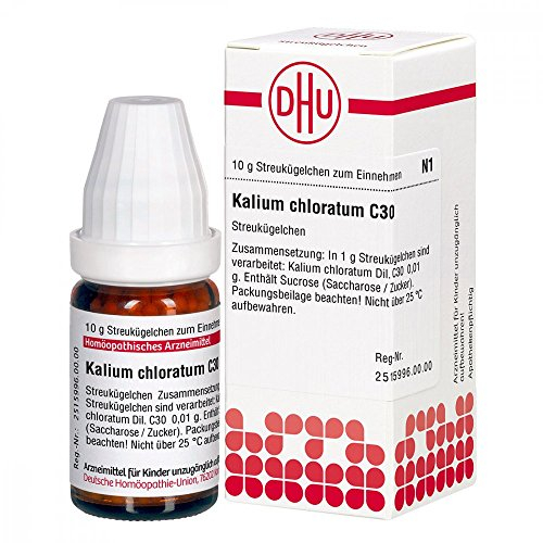 DHU Kalium chloratum C30 Streukügelchen, 10 g Globuli