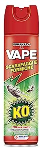 Vape, Scarafaggi e Formiche Spray, Insetticida Scarafaggi, Formiche e Altri Insetti Striscianti, Adatto per l'Uso Domestico, 400ml