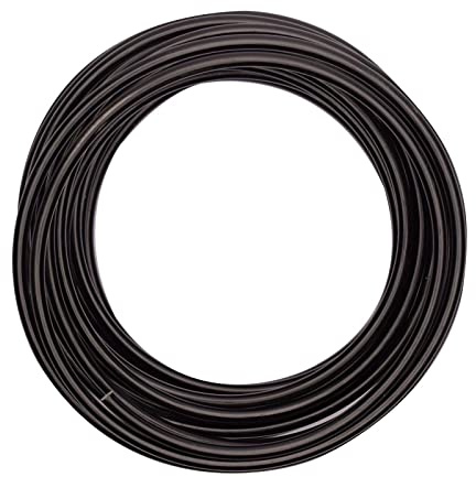 Vaessen Creative 24231-005 Aludraht Schmuck 5mm | Biegsam Schmuckdraht Aluminium, Schwarz, 1000 x 0.5 x 0.5 cm