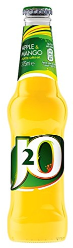 Britvic J2O Apple & Mango Fruit Juice Drink (12 x 275ml Glass Bottles)