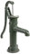 Ribelli poignée Pompe Fontaine Pompe à Main Pompe à Eau Pompe Jardin Manuel et économie d'énergie Vert Peint Nostalgie Bride Ronde Type 75