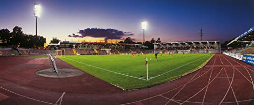 Blue-Letter Oberhausen Stadion – hochwertiger FineArtPrint (240 cm x 100 cm)