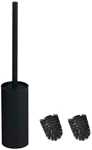 BGL Toilettenbürste&Halter, Schwarz Toilettenbürste, Edelstahl Freistehender WC Bürstenhalter für Badezimmerreinigung(Schwarz)