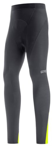 GORE WEAR Herren C3 Thermo Tights+, Black/Neon Yellow, XL EU