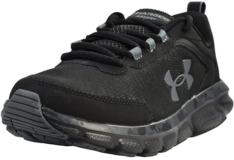 Under Armour Men's Charged Assert 9 Camo, Black/Black/Pitch Gray, 10 US