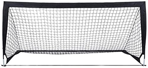 ZHEYANG Fußball Tor Fussball Tor Torwand Tragbares Fußballtor Fußballtor Model:G01108(Color:Black;Size:200x100x100cm)