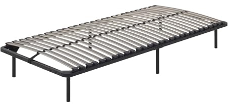 i-flair Lattenrost Gästebett 90x200 cm auf Füßen | mit Stauraum, Lattenrahmen Ortho, für alle Betten und Matratzen geeignet