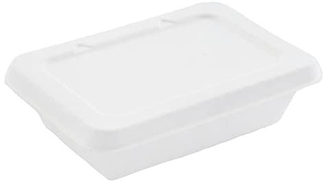 Insalatiera in bagassa, 650 ml, con coperchio, 500 pezzi