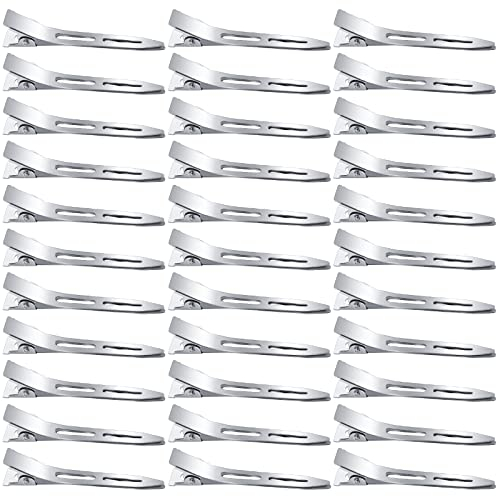 60 Stück EnteBill Haarspangen, Haarclips Locken Fixieren 2.2 Zoll Alligator Clips Keine Spur Haarklammer Haarclips zum Stylen Haarklammern Friseurbedarf für Damen Mädchen Haarstyling