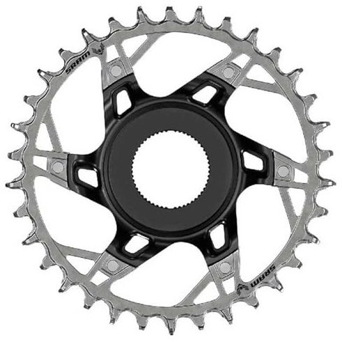 Sram Kettenblatt T-Type XX, 12-f. 36 Z,sw/Silber,Alu, DM, für Shim. Steps