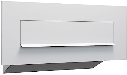 Mauerdurchwurf Briefkasten Nova in Weiss