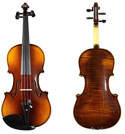 Anfänger Geige 4/4-Violine, Gut Geflammte Violine, Super Geeignet Für Fortgeschrittene Spieler, 4/4-Violine, Inklusive Koffer Und Bogen