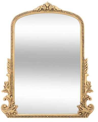Atmosphera - Miroir à Moulures Victoria Doré, Style Baroque, 51 x 41 cm - pour Salon, Entrée, Chambre