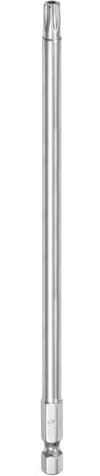 sourcing map T30 Embout Torx de sécurité 6,35 mm Tige hexagonale 15,2 cm de long en acier S2 Magnétique Inviolable Tête Torx avec trou pour perceuses de tournevis Retirez les vis de fixation