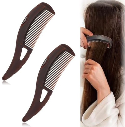 LAKJUOZ Schuppenkamm 2 Stück Kopfhaut Kamm Sleek Bun Bürste Energiemassagekamm Frisierkamm Gesündere Kopfhaut Und Bessere Haarqualität Entfernung Von Schuppen Und Schmutz für Frauen Männer