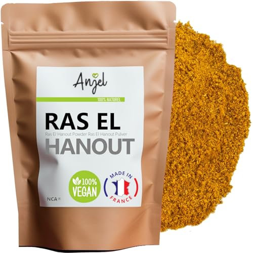 Original Ras El Hanout Mélange 14 Épices 100g - Authentique et Parfumé pour Tajine, Couscous, Pastilla, Riz, Légumes, Poissons 100% Naturel, Vegan - NCA