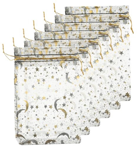 HAWILLOSCH 100stücke Pack Mesh-geschenktaschen Mit Kordelzug Kleine Netztaschen Für Schmuck Süßigkeiten Favor-taschen Passend Für Hochzeit Party Weihnachten