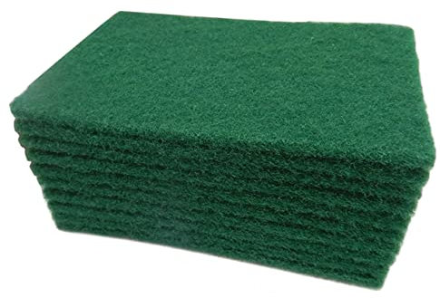 10 Unidades Estropajo Reutilizable de Fibra Verde para Lavar Platos
