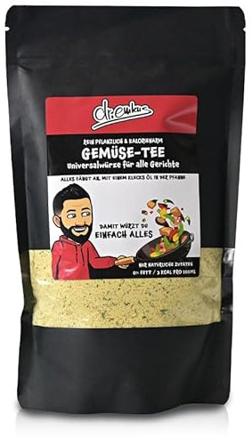 DR. EMKUS - Gemüse Tee (500g) Gemüsebrühe bis zu 30 Liter Brühe - Damit würzt du einfach alles - Universalwürze für alle Gerichte