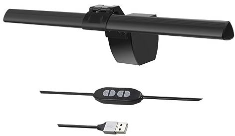 NUOBESTY Display-schutzlampe Für Computerbildschirm Led Mit Usb-anschluss Farbmodi Dimmbar Augenschonendes Led-licht Für Schreibtisch Und Home Office