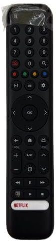 XINFUTE RC716 CUI6 Télécommande pour Smart TV TCL S54 Series 43S5400A