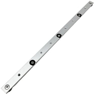 Syengery Guía Para Cortes Angulados, Correderas Para Ranuras De Inglete, Herramientas De Aleacion De Aluminio 450 Mm Para Plantillas Y Accesorios En Proyectos De Carpinteria Con Pista De Ranura En T
