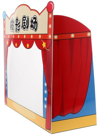 Toddmomy Puppentheater Zum Geschichtenerzählen Mit Requisiten Kleine Fingerpuppenbühne Für Kindergarten Schattenbühne Für Familie Puppenzubehör Für Theaterstücke