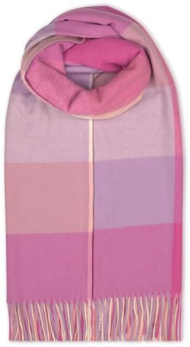 malito - Damen Modeschal - weicher XXL Viskosemix Schal - Winterschal Karo-Design modern & lang - Pashmina Stola Kaschmir S602