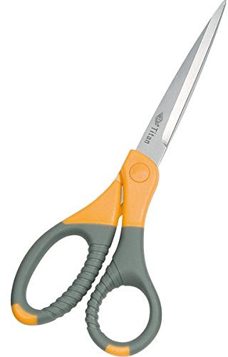WEDO Plus Universalschere 21,5 cm/9858 grau/gelb Titan