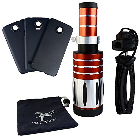 Apexel 50X Ultra Beast Magnifier Zoom Manual Focus Telephoto Telescope Phone Camera Lens Kit with High-end Tripod for Samsung Galaxy S7 Edge