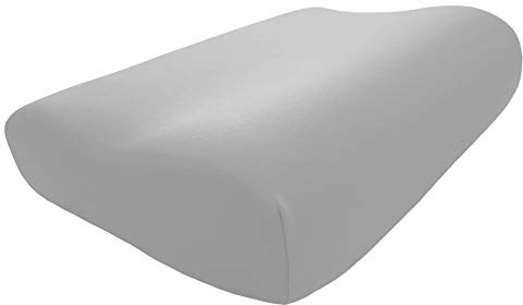 Edda Lux® Bezug passend für Tempur Queen Kissen Original und Shape in 61x31 | Jersey Kissenbezug für Nackenstützkissen in 61x31 cm in den Größen S, M, L, Kopfkissenbezug aus Baumwolle, in Platin