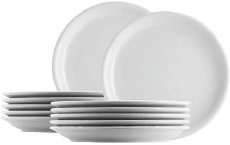 Thomas Trend Weiss Frühstücksteller 20 cm Set 12tlg.
