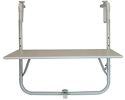 Pro Garden Balkontafel 60x43x70 cm Wit