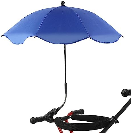 Kinderwagen Sonnenschirm | Kinderwagen Sonnenschirm UV Schutz 50+ | Clip-Sonnenschirm | 360° Verstellbar Baby Kinderwagen Regenschirm Sonnenschutz | Kinderwagen Zubehör