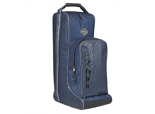 Lemieux Elite Pro Sac à Bottes et Chapeaux – Extérieur imperméable – Séparateur rembourré Entre Les Bottes – Poignée Ergonomique – Bleu Marine