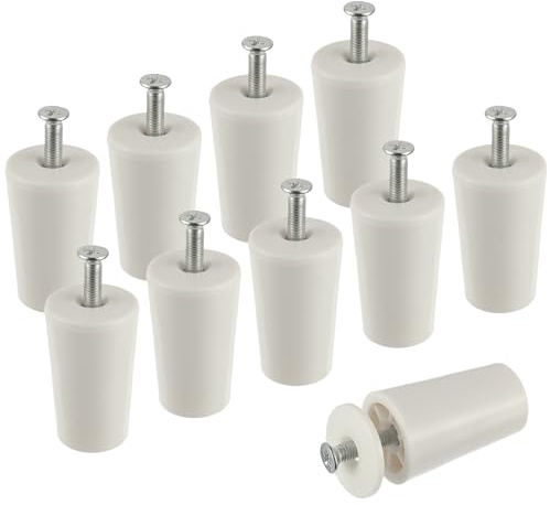 EPLZON 40mm White Roller Shutter Stop for Roller Blind & Blinds Including Washers and Screws (Pack of 10pcs)