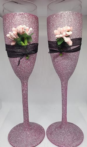 Genérico Copas de Cava Hechas a mano (Rosa)