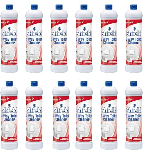 Shield 3 Way Toilet Cleaner ~ 12 x 1 Litre