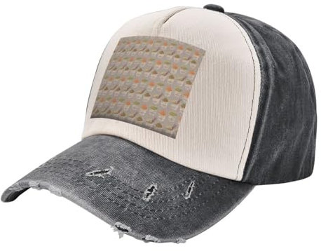 ZISHAK Gorra de béisbol unisex con diseño de huevera, fideos, ramen, deportiva, para uso diario, actividades al aire libre, tamaño ajustable, Huevera, fideos, ramen, Talla única
