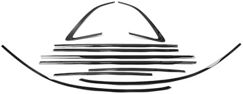 IDENUONA Autofenster Seitenverkleidung Dichtungsstreifen Dekor Für Audi Q7 2017-2023 Q8 Q3 SUV 2019-2023