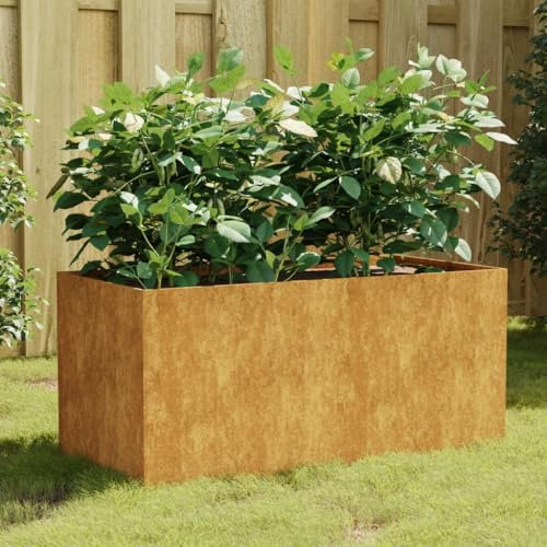 XGWKCNV Furniture Select-Pflanzgefäß 80x40x40 cm Cortenstahl